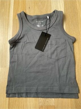 Little Bipsy Gray Tank Top with Pocket